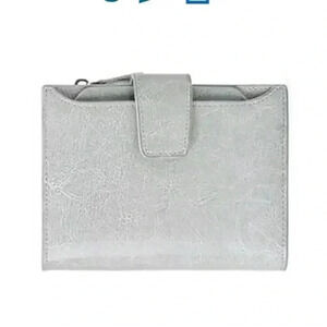 GRAY LEATHER WALLET